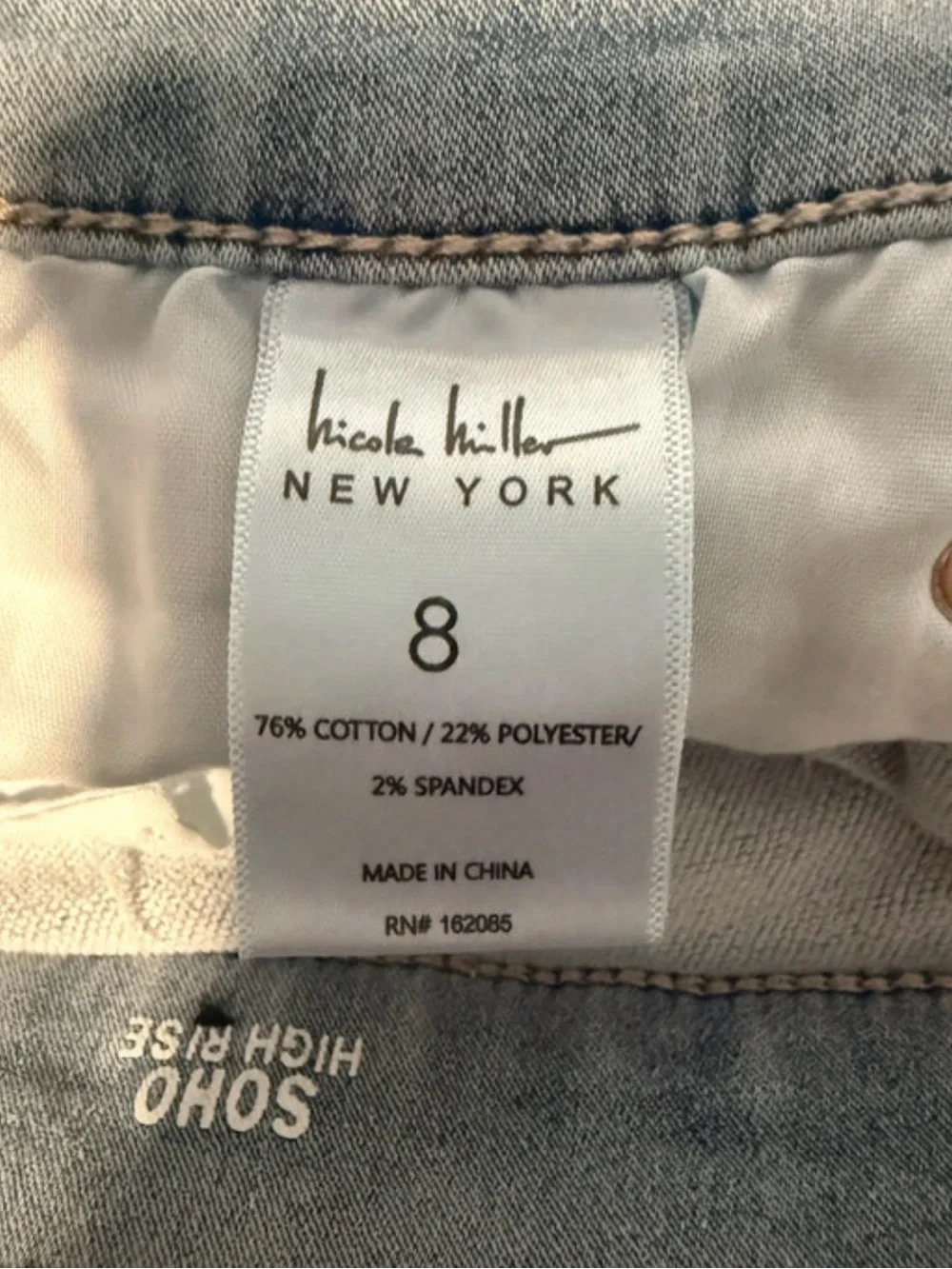 Nicole Miller New York SOHO High-Rise Denim Bermuda Shorts Size 8 – TWO PAIRS